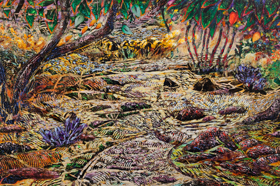 ALONG_THE_TANQUE_VERDE_2011_acrylic_on_canvas_48_in._x_84_in.